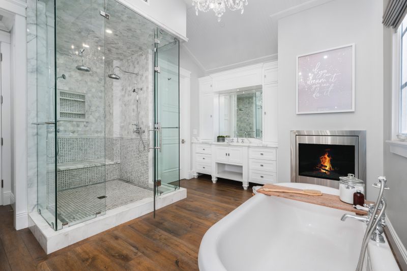 Spacious Walk-in Shower