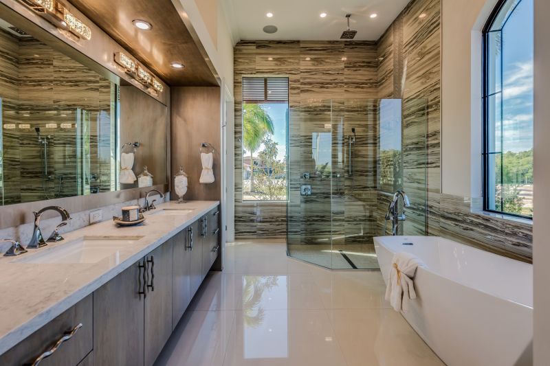 Luxury Bathroom with Marble Surfaces